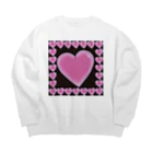 Drecome_Designの【沢山囲まれて】heart harem【逃げ場無し】 Big Crew Neck Sweatshirt