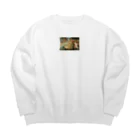 えとーの趣味商品店のボッティチェリ「ヴィーナスの誕生」 Big Crew Neck Sweatshirt