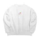 スタジオメゾピアノの強弱記号あし Big Crew Neck Sweatshirt