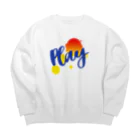 PLAY clothingのGRADATION B ① Big Crew Neck Sweatshirt