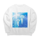 KIKITEKI_LABORATORYの電球海月 Big Crew Neck Sweatshirt