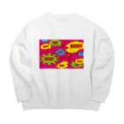 フォーヴァのコミックPINK Big Crew Neck Sweatshirt