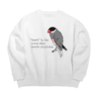 文鳥堂のスサー Big Crew Neck Sweatshirt