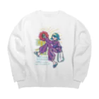 GRRY @suzuriのうきうき金曜日_vivid Big Crew Neck Sweatshirt