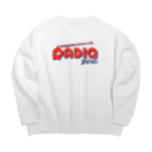 ねこぜもんのRADIO girl Big Crew Neck Sweatshirt