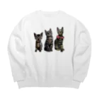 ブティックNENE🐾のネネの仔猫時代 Big Crew Neck Sweatshirt