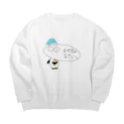 八朔のふきだしくん。　(おやすみなさい。) Big Crew Neck Sweatshirt