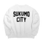 JIMOTOE Wear Local Japanの宿毛市 SUKUMO CITY Big Crew Neck Sweatshirt