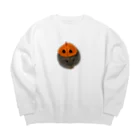 もちゃっこもちゃものハロウィンもんちゃん Big Crew Neck Sweatshirt