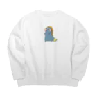 にごうのきょうりゅうの仲間たち Big Crew Neck Sweatshirt