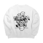 山形屋米店のフィンセント・ファン・ゴッホ作 『ひまわり』 Big Crew Neck Sweatshirt