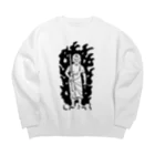 山形屋米店の不動明王（ふどうみょうおう、梵: अचलनाथ acalanātha） Big Crew Neck Sweatshirt