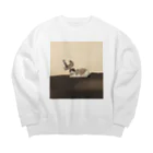 素敵屋の蛇口ねこ Big Crew Neck Sweatshirt