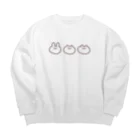 ハッピーストライクSHOP貮號店のうさんくさアニマルズ Big Crew Neck Sweatshirt