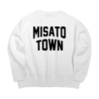 JIMOTOE Wear Local Japanの美郷町 MISATO TOWN Big Crew Neck Sweatshirt
