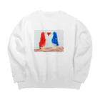 パンクスショップのHappy Bird Big Crew Neck Sweatshirt