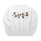 co_tsugumiのつぐみどり1 Big Crew Neck Sweatshirt