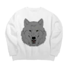 F ＆ FのWolf  Big Crew Neck Sweatshirt