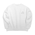 ぷぷまるのゆるプー のおしり  クロ線 Big Crew Neck Sweatshirt