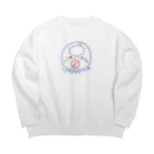 よだれかけあけみ@ともやのよだれかけあけみグッズ Big Crew Neck Sweatshirt