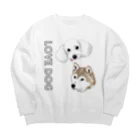 みきぞーん｜保護猫 ミッキー画伯と肉球とおともだちのpurin mare Big Crew Neck Sweatshirt