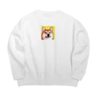 Shibainuteikokuのコミック柴犬2 Big Crew Neck Sweatshirt