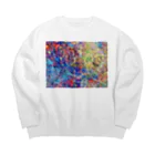 mikoのまどろみのひかり Big Crew Neck Sweatshirt