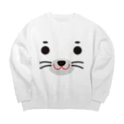 フォーヴァのアザラシ-animal up-アニマルアップ- Big Crew Neck Sweatshirt