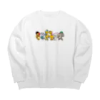 ジラフスポーツスクールのジラフの仲間たち Big Crew Neck Sweatshirt