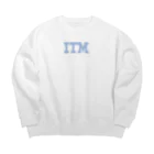 ITM通販のITMのインテリジェンスなロゴ Big Crew Neck Sweatshirt