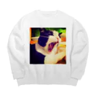 猫力(CAT POWER)のテトちゃ1 Big Crew Neck Sweatshirt