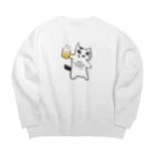 ギャラリーとお料理とお酒　はくせんのにゃんたろ第三弾 Big Crew Neck Sweatshirt