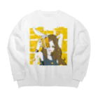 9 10 9（ qu / ten / qu ）の兎に角 Big Crew Neck Sweatshirt