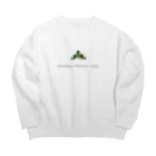 Haunted LabのGreen moth 雲門雀 Ⅱ Big Crew Neck Sweatshirt