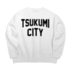 JIMOTOE Wear Local Japanの津久見市 TSUKUMI CITY Big Crew Neck Sweatshirt