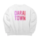 JIMOTOE Wear Local Japanの大洗町 OARAI TOWN Big Crew Neck Sweatshirt