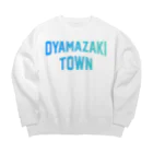 JIMOTOE Wear Local Japanの大山崎町 OYAMAZAKI TOWN Big Crew Neck Sweatshirt