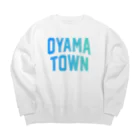 JIMOTOE Wear Local Japanの大山町 OYAMA TOWN Big Crew Neck Sweatshirt