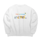 SoraTamagoのアニマル part1 ts004 Big Crew Neck Sweatshirt