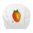 脂身通信Ｚの筆柿 Big Crew Neck Sweatshirt