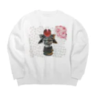 Owl's Dream　アウルズドリームのsamurai Big Crew Neck Sweatshirt