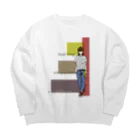 KAGE-YUIのかわいいあの子２ Big Crew Neck Sweatshirt