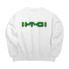 0円YouTuber ひろみっちゃんテニスch official shopのH-T-CH-GReeen Big Crew Neck Sweatshirt