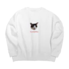 きじしろらばーのkijishiro lover (きじしろねこ) Big Crew Neck Sweatshirt