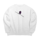 ＋Whimsyのズンズンレーズン Big Crew Neck Sweatshirt