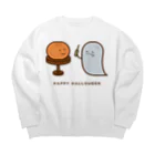 高堂玲/イラストの方のたれ目のおばけ / ハロウィン準備ver Big Crew Neck Sweatshirt