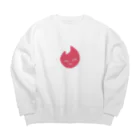 ペンギンのピンクちゃん Big Crew Neck Sweatshirt