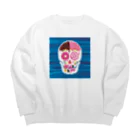 杜の魚の甘落 Big Crew Neck Sweatshirt