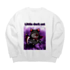 inside-workのデスにゃん2 Big Crew Neck Sweatshirt