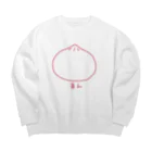 紫咲うにのまん（赤線） Big Crew Neck Sweatshirt